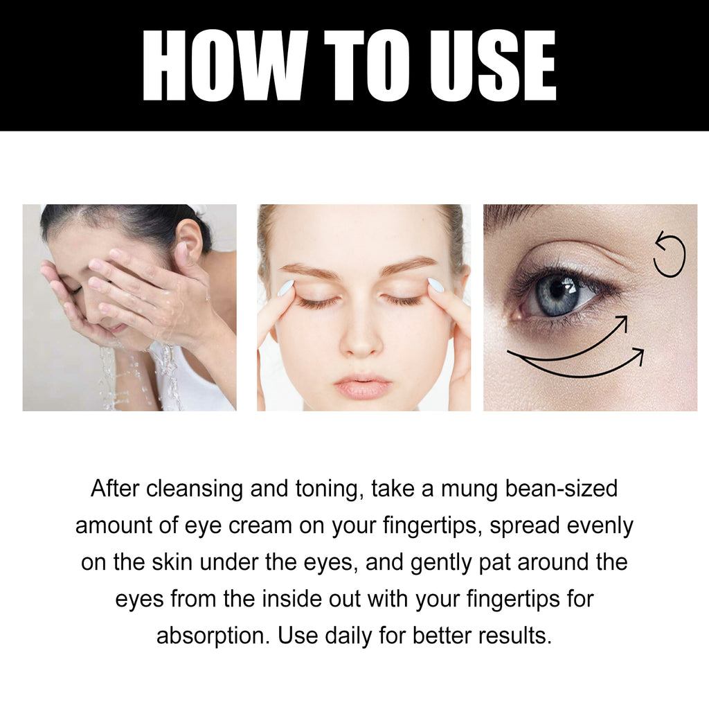 EELHOE Eye Firming Cream Lighten Eye Bags and Dark Circles Firming Moisturizing Skin Repair Eye Cream