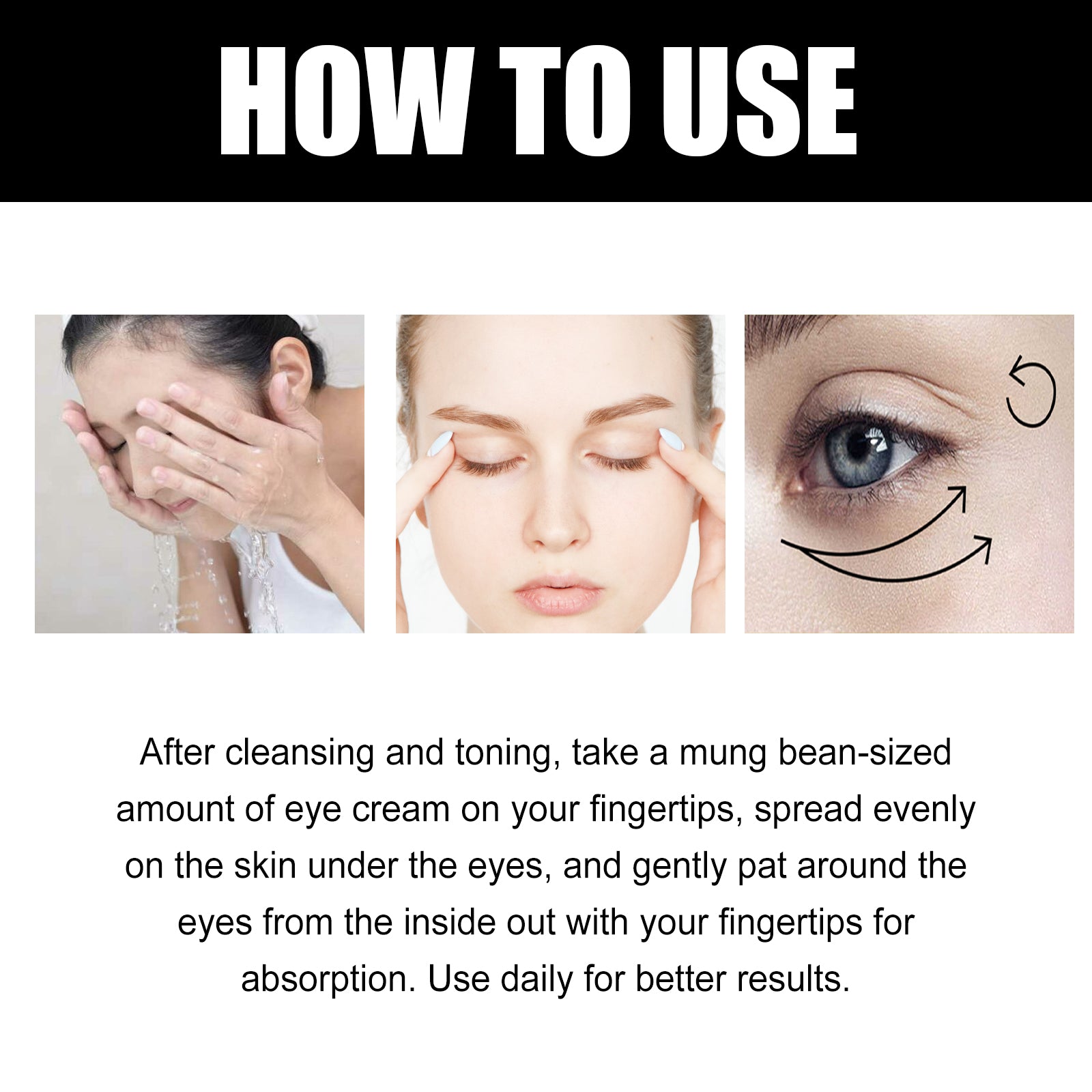 EELHOE Eye Firming Cream Lighten Eye Bags and Dark Circles Firming Moisturizing Skin Repair Eye Cream