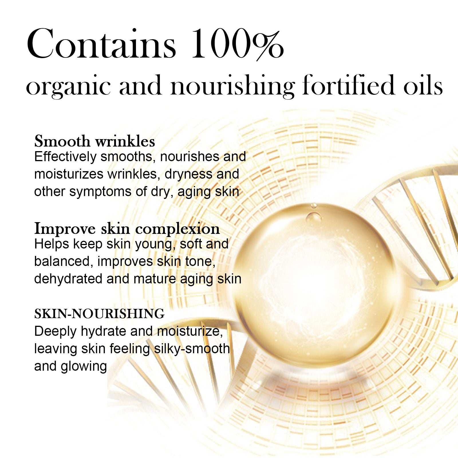 Jaysuing Facial Moisturizing Essential Oil Facial Hydrating and Firming Wrinkle Fading Essential Oil