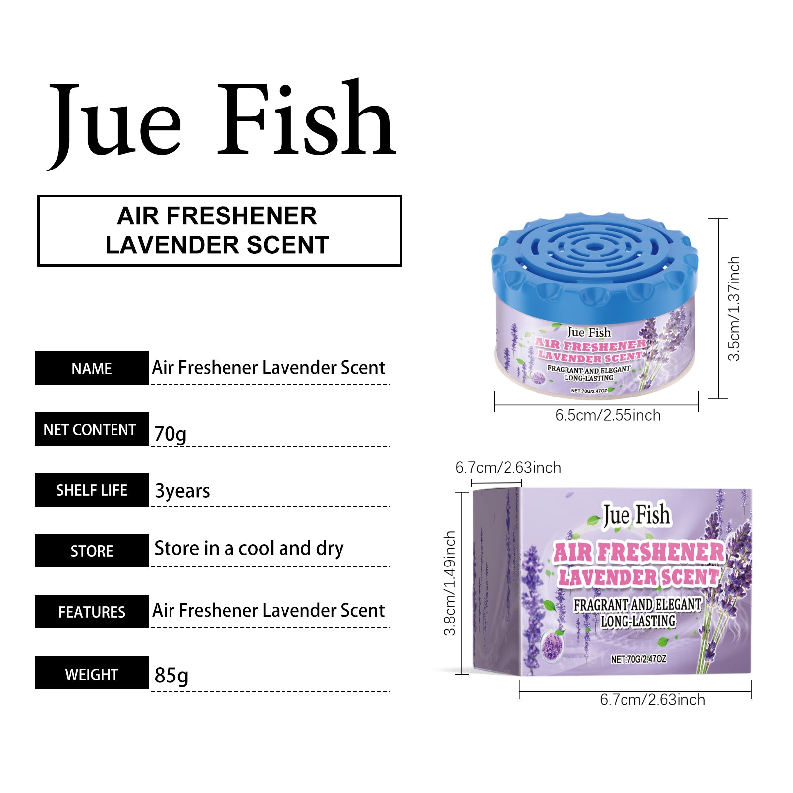 Jue-Fish Air Freshing Agent Living room bedroom bathroom indoor fresh long-lasting fragrance deodorizer