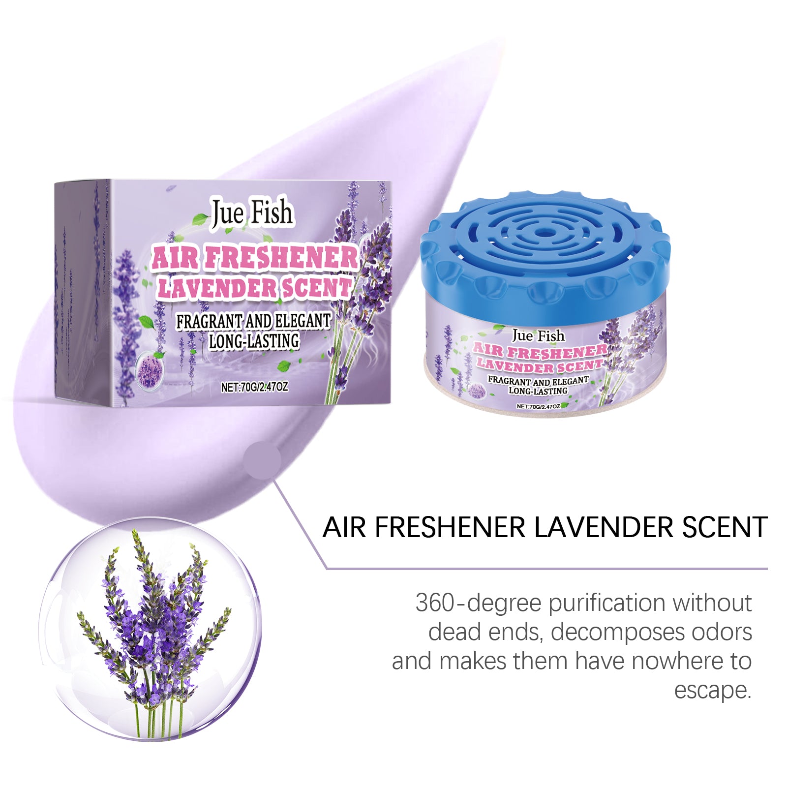 Jue-Fish Air Freshing Agent Living room bedroom bathroom indoor fresh long-lasting fragrance deodorizer